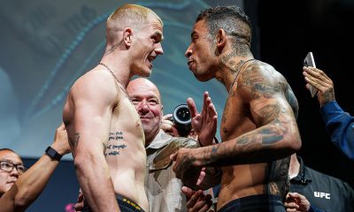 Ian Garry (esquerda) e Carlos Prates trocam farpas em última encarada antes do UFC Kansas City