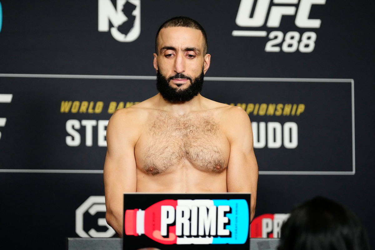 Belal Muhammad na pesagem do UFC 288