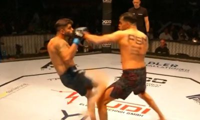 Burak Kizilirmak vs Delberty Lamark durante o Xtreme Combat Championship 2