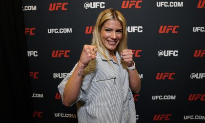 Luana Pinheiro de punho cerrados durante o Media Day para o UFC Vegas 106