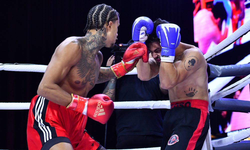 Mc Livinho indo para cima de Lucas Veloso no FMS 6