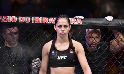 Ariane Lipski e Renato Rasta (à direita) no UFC São Paulo