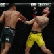 Joshua Van acertando soco em Bruno Bulldog em duelo no UFC 316