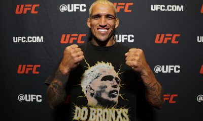 Charles do Bronx durante o media day do UFC 317