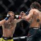 Payton Talbott e Felipe Lima durante duelo no UFC 317