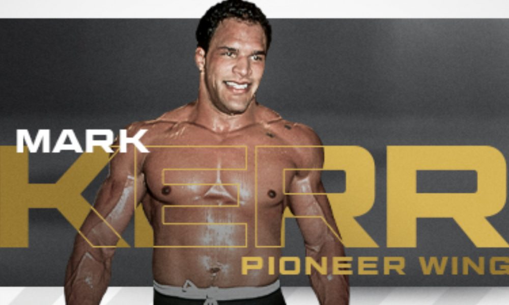 Mark Kerr em montagem sobre sua entrada para o Hall da Fama