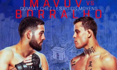 Caio Borralho e Nassourdine Imavov são destaques do pôster do UFC Paris