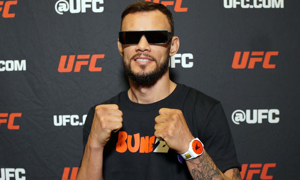 Felipe Bunes durante o Media Day UFC Vegas 108