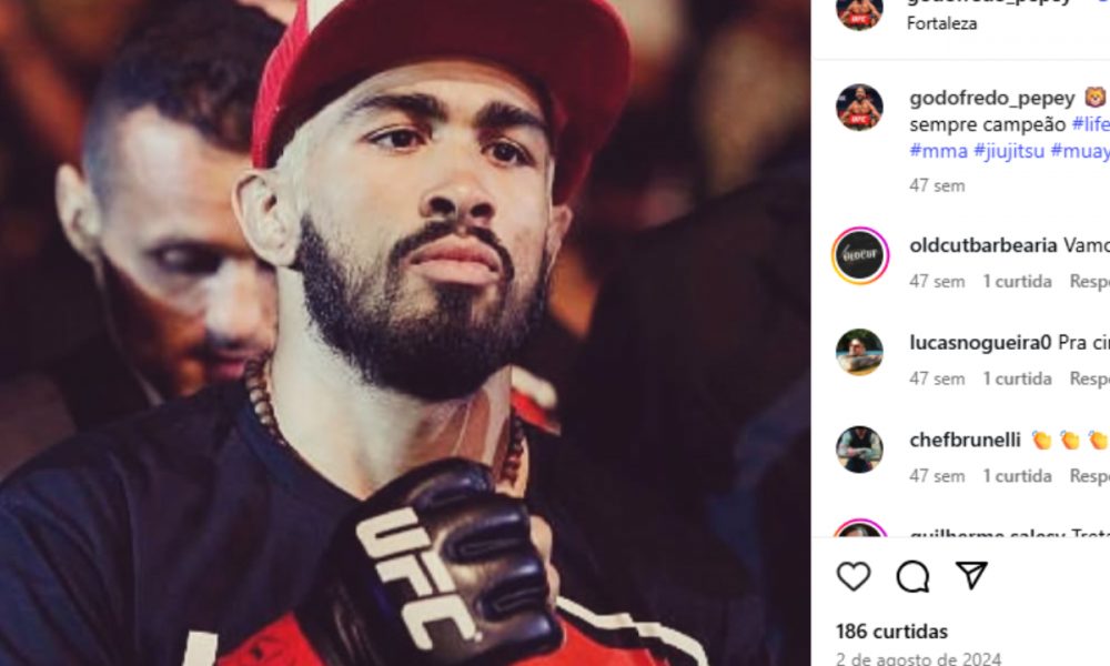 Godofredo Pepey prestes a lutar nos tempos de UFC