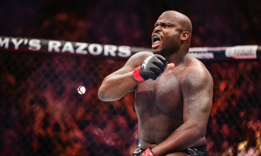 Derrick Lewis vibra com nocaute relâmpago na luta principal do UFC Nashville