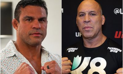 Vitor Belfort e Wanderlei Silva em montagem