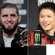 Islam Makhachev e Zhang Weili disputam os títulos meio-médio e peso-mosca no UFC 322