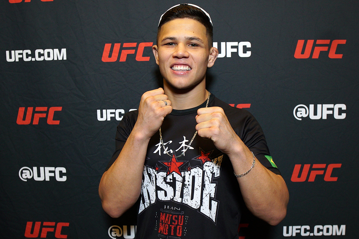 Jean Matsumoto durante o Media Day do UFC Vegas 109