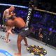 Sarek Shields aplicando joelhada em Nicholas Meck na PFL 8
