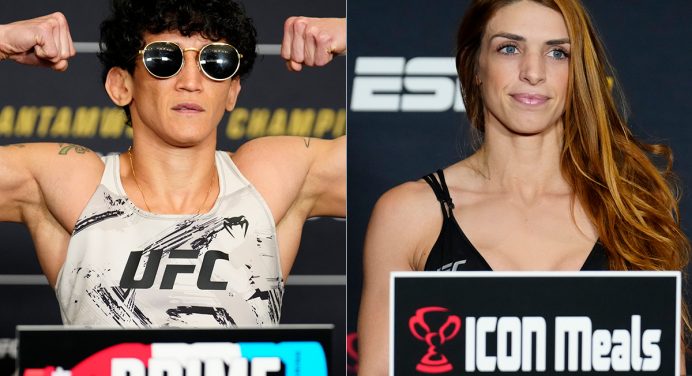 Virna e Mackenzie batem o peso e confirmam disputa de título 100% brasileira no UFC 321