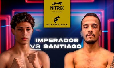 Adriano Imperador (à esquerda) encara Ederson Santiago na luta principal do Future MMA 15