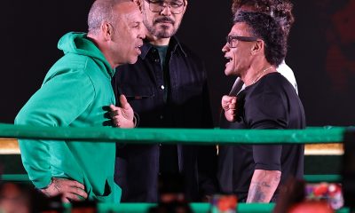 Wanderlei Silva e Popó fazem encarada em São Paulo