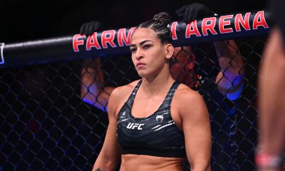 Bia Mesquita no cage do UFC Rio