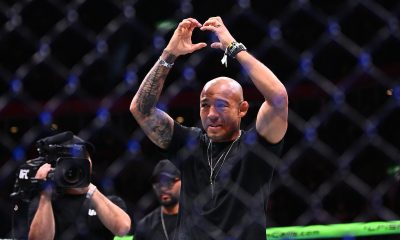 José Aldo recebe homenagem após aposentadoria no UFC Rio