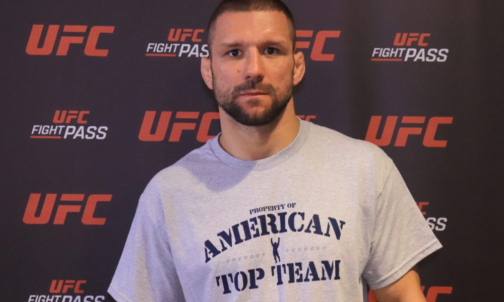 Mateusz Gamrot no media day do UFC Rio