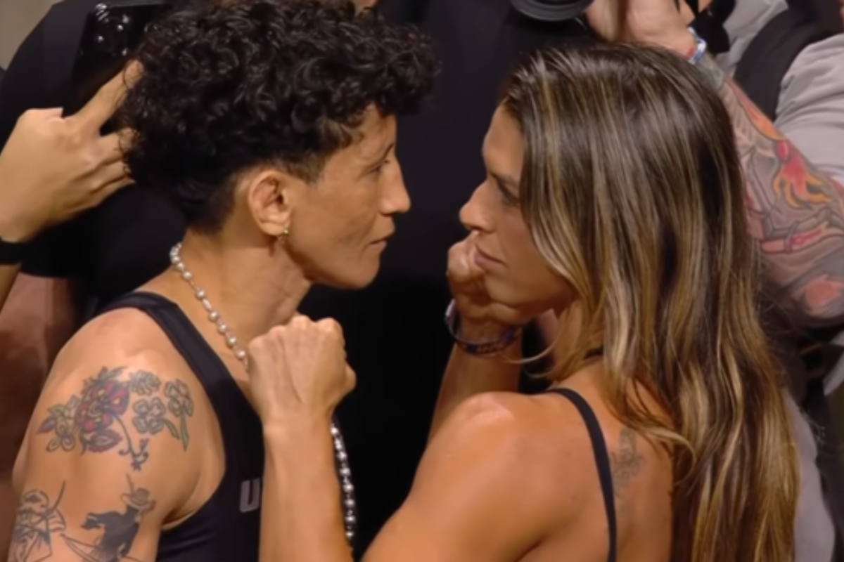 Vale título! Virna Jandiroba e Mackenzie Dern fazem encarada tensa antes do UFC 321; veja