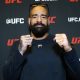 Max Gimenis posando para foto no Media Day do UFC Vegas 111