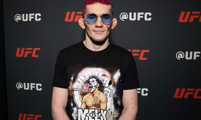 Melquizael Melk Costa posa para foto no Media Day do UFC Vegas 112