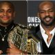 Daniel Cormier e Jon Jones em montagem