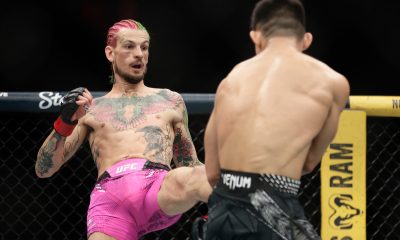 Sean O'Malley e Song-Yadong em luta no UFC 324