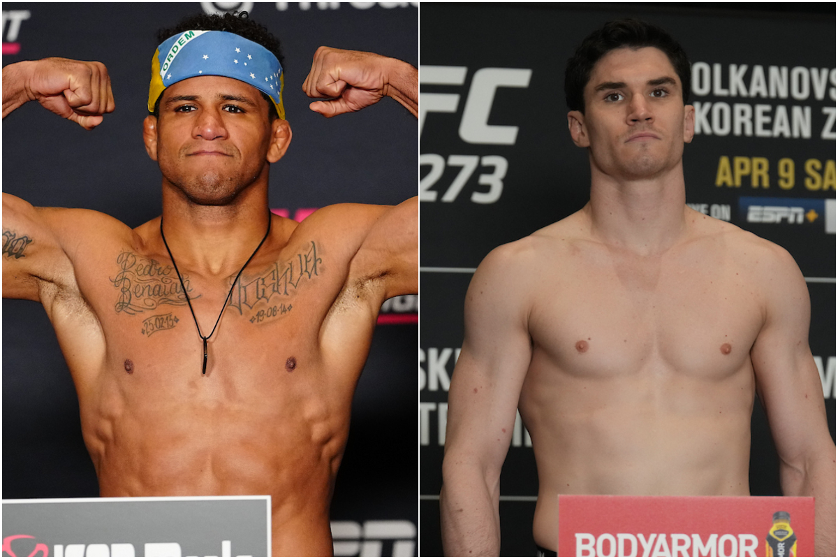 Gilbert Durinho e Mike Malott em montagem