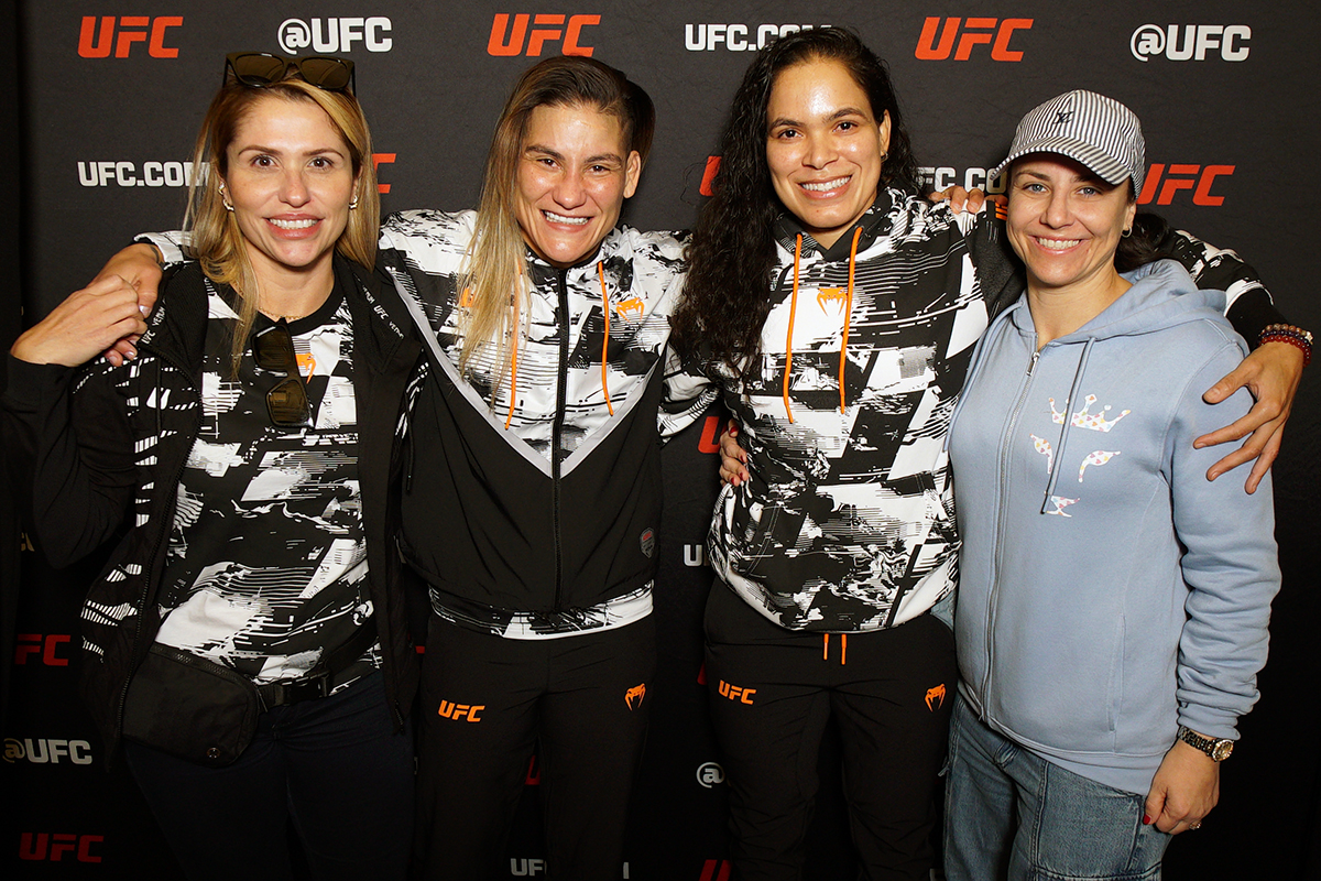 Priscila Pedrita celebra parceria com Amanda Nunes para o UFC Vegas 113