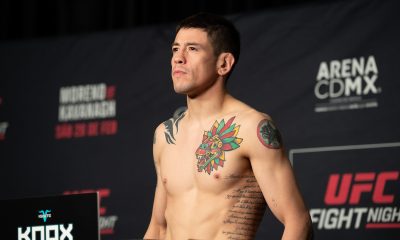 Brandon Moreno passa pela balança do UFC México