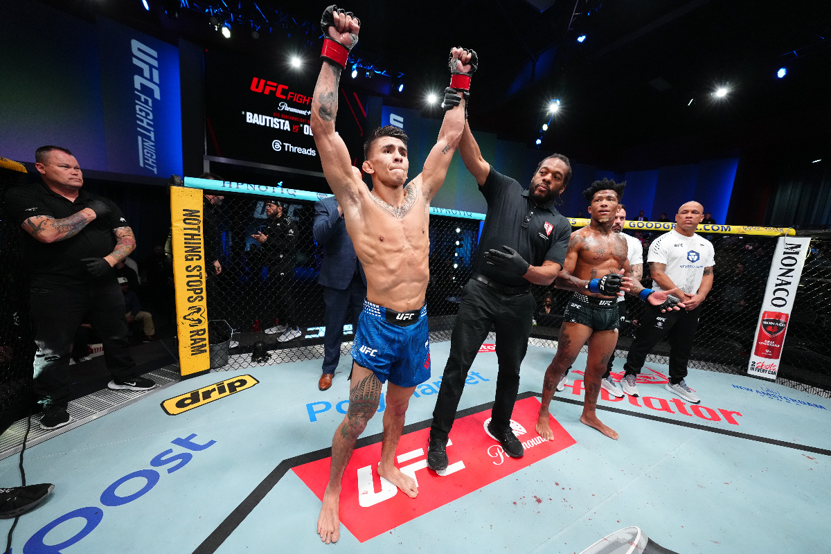 Algoz de LokDog, Mario Bautista minimiza lesão do brasileiro no UFC Vegas 113: “Desculpa”