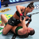 Bia Mesquita montada em Montse Rendon em duelo no UFC Vegas 114
