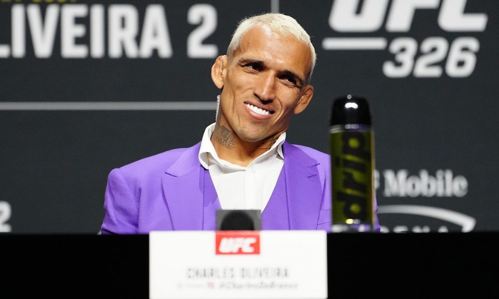 Charles Do Bronx na coletiva de imprensa do UFC 326
