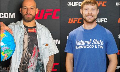 Jean Silva e Bryce Mitchell em montagem