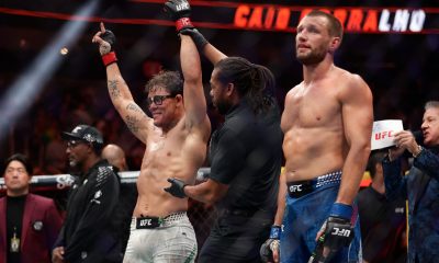 Caio Borralho celebra vitória dobre 'RDR' no UFC 326