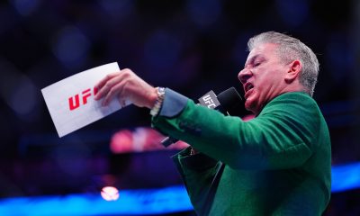 Bruce Buffer em ação no UFC Seattle
