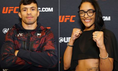 Alessandro Costa e Alice Pereira foram premiados com bônus de performance no UFC Vegas 115