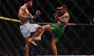 Chris Padilla e MarQuel Mederos durante duelo no UFC 327