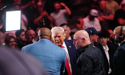 Presidente dos Estados Unidos, Donald Trump esteve presente no UFC 327