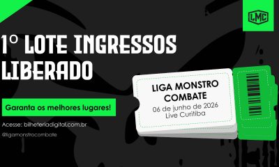 Liga Monstro Combate venda de ingressos