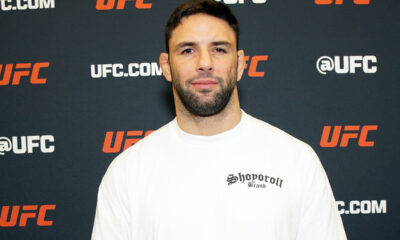 Marcus Buchecha posa para foto no media day do UFC Vegas 116